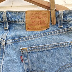 Vintage 90s Levi's 550 Jeans Relaxed Size 36x30